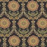 Kasmir Fabric Leclaire Espresso 1433 100% Cotton SOUTH KOREA 15,000 Wyzenbeek Double Rubs H: 13 4/8 inches, V: 27 inches 54 - 55 - My Fabric Connection - Kasmir