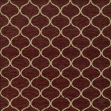 Kasmir Fabric Ogee Trellis Crimson 5071 100% Polyester CHINA 25,000 Wyzenbeek Double Rubs H: 1 6/8 inches, V: 1 6/8 inches 56 - 59 - My Fabric Connection - Kasmir
