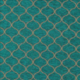 Kasmir Fabric Ogee Trellis Marina 5073 100% Polyester CHINA 25,000 Wyzenbeek Double Rubs H: 1 6/8 inches, V: 1 6/8 inches 56 - 59 - My Fabric Connection - Kasmir
