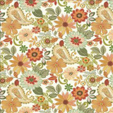 Kasmir Fabric Preston Hollow Tiger Lilly 1434 100% Cotton INDONESIA 15,000 Wyzenbeek Double Rubs H: 27 inches, V: 25 2/8 inches 54 - 55 - My Fabric Connection - Kasmir
