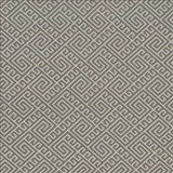 Kasmir Fabric Sancai Fret Grey 5067 66% Cotton 14% Acrylic 11% Nylon 9% Rayon USA 15,000 Wyzenbeek Double Rubs H: 7 4/8 inches, V: 8 6/8 inches 54 - My Fabric Connection - Kasmir
