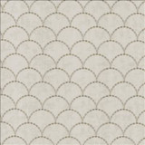 Kasmir Fabric Scalloped Smoke 5108 100% Polyester TURKEY Not Tested H: 3 inches, V: 3 inches 118 - 125 - My Fabric Connection - Kasmir