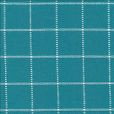 Kasmir Fabric Skylar Check Ocean 5073 100% Cotton INDIA 9,000 Wyzenbeek Double Rubs H: 2 2/8 inches, V: 2 2/8 inches 54 - My Fabric Connection - Kasmir