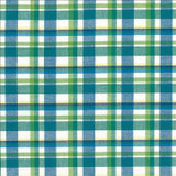 Kasmir Fabric Tamron Plaid Isle Waters 5073 100% Cotton INDIA 30,000 Wyzenbeek Double Rubs H: 2 inches, V: 2 inches 54 - My Fabric Connection - Kasmir