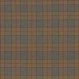 Kasmir Fabric Tuckerton Black Walnut 1433 100% Cotton INDIA 12,000 Wyzenbeek Double Rubs H: 4 3/8 inches, V: 4 7/8 inches 53 - 54 - My Fabric Connection - Kasmir