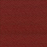 Kasmir Fabric Zen Fret Chianti 5087 56% Polyester 34% Rayon 8% Cotton 2% Flax USA 9,000 Wyzenbeek Double Rubs H: 12 7/8 inches, V: 12 6/8 inches 54 - My Fabric Connection - Kasmir