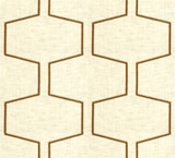 Kravet Couture Fabric 3991.616 Canyon Edge Clay Michael Berman II Linen 100% France See Sample Horizontal: 9.5 inches and Vertical: 8.5 inches 54.5 inches - My Fabric Connection -