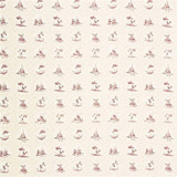 Fired Earth Fabric FE9117.5 Delftware Toile Lilac The Delft Cotton 100% United Kingdom Light Horizontal: See Sample and Vertical: 19.306 inches 55.16 inches - My Fabric Connection -
