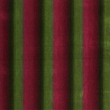 Fired Earth Fabric FE9005.5 Linear Velvet Crimson & Moss Botanist & Ecologist Viscose 60%, Cotton 40% United Kingdom Heavy Horizontal: See Sample and Vertical: See Sample 53.978 inches - My Fabric Connection -