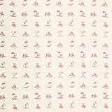 Fired Earth Fabric DELFTWARE TOILE.LILAC Delftware Toile Lilac Botanist & Ecologist Cotton 100% United Kingdom Light Horizontal: See Sample and Vertical: 19.306 inches 55.16 inches - My Fabric Connection -