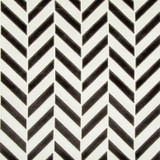 Kravet Couture Fabric 34779.81 Pinnacle Velvet Ivory/Noir Artisan Velvets Viscose 58%, Cotton 42% India Heavy Horizontal: 4.49 inches and Vertical: 1.85 inches 54 inches - My Fabric Connection -