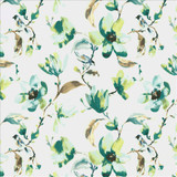 Kasmir Fabric Bird Is The Word Mist 5142 100% Cotton
 SPAIN 30,000 Wyzenbeek Double Rubs Horizontal: 27 inches and Vertical: 27 inches 54 - My Fabric Connection -