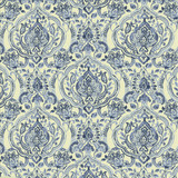 Kasmir Fabric Flamenco Indigo 5143 70% Viscose
30% Linen
 SPAIN 15,000 Wyzenbeek Double Rubs Horizontal: 27 inches and Vertical: 26 inches 54 - My Fabric Connection -