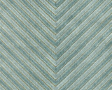 Kravet Basics Fabric 34272.35 Zigandzag Aqua Sarah Richardson Harmony Viscose 62%, Polyester 38% India Heavy Horizontal: 7 inches and Vertical: 1 inch 54 inches - My Fabric Connection -