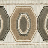 Kravet Design Fabric T30772.106 Geodex Linen Braids Bands &amp; Borders Rayon 75%, Cotton 25% India see sample Horizontal: 3 inches and Vertical: 12.7 inches 3 inches - My Fabric Connection -