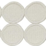 Kravet Design Fabric T30737.1 Double Dot Cottonball Kate Spade Polyester 100% China see sample Horizontal: see sample and Vertical: see sample 1.8125 inches - My Fabric Connection -