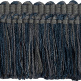 Kravet Couture Fabric T30624.5 Scrub Brush Denim Nomad Chic Viscose 54%, Acrylic 39%, Linen 7% France see sample Horizontal: see sample and Vertical: see sample 2 inches - My Fabric Connection -