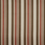 Beacon Hill Fabric Helena Stripe Clay Linen - INDIA - Horizontal: 9.25 inches and Vertical: - 55 inches - My Fabric Connection -
