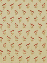 Beacon Hill Fabric Fab Four Citrus Ruby - FRANCE - Horizontal: 1.75 inches and Vertical: 3.25 inches 57 inches - My Fabric Connection -