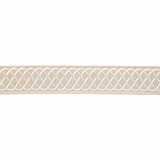 Scalamandre Trim Trim Helix Embroidered Tape/Linen T3284-001 SCALAMANDRE WAREHOUSE 77% VISCOSE 23% RAYON CHINA LIGHT DUTY Horizontal: and Vertical: 2" - My Fabric Connection -