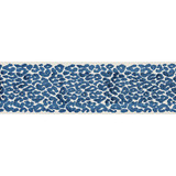 Scalamandre Trim Trim Leopard Velvet Tape/Indigo T3277-004 SCALAMANDRE WAREHOUSE 50% VISCOSE 50% COTTON INDIA LIGHT DUTY Horizontal: 5.25" and Vertical: 4.25" - My Fabric Connection -