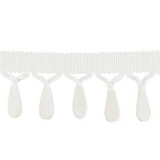 Groundworks Trim Wood Drop Ivory KELLY WEARSTLER COLLECTION WOOD - 98%;VISCOSE - 2% Egypt - Horizontal: - and Vertical: - 3 - My Fabric Connection -