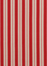 Baker Lifestyle Fabric Tango Ticking Red
