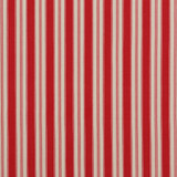 Baker Lifestyle Fabric Tango Ticking Red CARNIVAL COTTON - 100% India HEAVY Horizontal: 3.94 and Vertical: - 53.978 - My Fabric Connection -