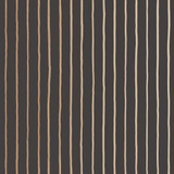 Cole & Son Wallcovering College Stripe Charcoal+Gold COLE & SON MARQUEE STRIPES PAPER - 100% United Kingdom - Horizontal: 20.5 and Vertical: 0 20.5 - My Fabric Connection -