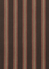 Mulberry Fabric Chester Stripe Woodsmoke/Russet