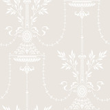 Cole & Son Wallcovering Dorset Dove PAPER - 100% United Kingdom Horizontal: and Vertical: 21 21 - My Fabric Connection -