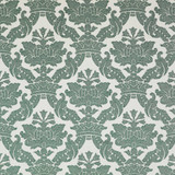 Gaston Y Daniela Fabric Pelayo Verde LORENZO CASTILLO II POLYESTER - 65%;COTTON - 35% Turkey HEAVY Horizontal: 27.56 and Vertical: 26.18 55 - My Fabric Connection -