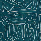 Lee Jofa Modern Fabric Graffito Teal/Pearl