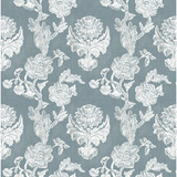 Gaston Y Daniela Fabric Chitina Azul Claro LORENZO CASTILLO IV VISCOSE - 67%;LINEN - 33% Spain MEDIUM Horizontal: 26.87 and Vertical: 26 54 - My Fabric Connection -