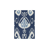 Baker Lifestyle Fabric Bansuri Indigo THE ECHO DESIGN COLLECTION LINEN - 100% China MEDIUM Horizontal: 18 and Vertical: 25.5 54.5 - My Fabric Connection -