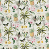 Baker Lifestyle Fabric Orinoco Tropical CARNIVAL COTTON - 90%;LINEN - 10% United Kingdom HEAVY Horizontal: 35.854 and Vertical: 35.066 53.978 - My Fabric Connection -
