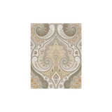 Baker Lifestyle Fabric Latika Stone/Oatmeal THE ECHO DESIGN COLLECTION LINEN - 100% China MEDIUM Horizontal: 13.5 and Vertical: 18 54.5 - My Fabric Connection -