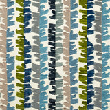 Groundworks Fabric Fractal Velvet Blue/Green