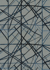 Lee Jofa Modern Fabric Channels Velvet Slate/Blue