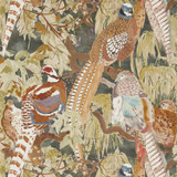 Mulberry Wallcovering Game Birds Charcoal MODERN COUNTRY PAPER - 100% United Kingdom - Horizontal: 26.989 and Vertical: 24.034 26.989 - My Fabric Connection -