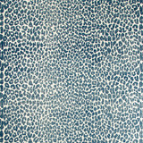Lee Jofa Wallcovering Ocicat Paper Navy