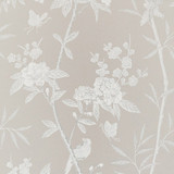 G P & J Baker Wallcovering Peony & Blossom Soft Grey