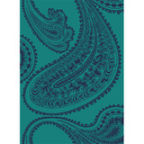 Cole & Son Fabric Rajapur Ink On Petrol