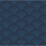 Cole & Son Fabric Feather Fan Hyac On Char