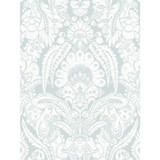 Cole & Son Wallcovering Chatterton Pale Blue And White COLE & SON ALBEMARLE PAPER - 100% United Kingdom Horizontal: and Vertical: 36.01 27 - My Fabric Connection -
