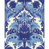 Cole & Son Wallcovering Aldwych Blue & White COLE & SON ALBEMARLE PAPER - 100% United Kingdom Horizontal: and Vertical: 25.22 20 - My Fabric Connection -