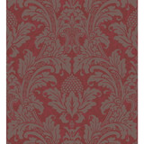 Cole & Son Wallcovering Blake Red And Silver COLE & SON ALBEMARLE PAPER - 100% United Kingdom Horizontal: and Vertical: 20.88 21 - My Fabric Connection -