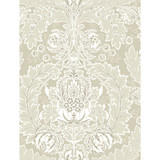 Cole & Son Wallcovering Coleridge Linen And White COLE & SON ALBEMARLE PAPER - 100% United Kingdom Horizontal: and Vertical: 27.58 21 - My Fabric Connection -