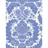 Cole & Son Wallcovering Coleridge Blue And White COLE & SON ALBEMARLE PAPER - 100% United Kingdom Horizontal: and Vertical: 27.58 21 - My Fabric Connection -