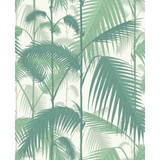 Cole & Son Wallcovering Palm Jungle Forest Gre/W CONTEMPORARY RESTYLED PAPER - 100% United Kingdom Horizontal: 20.5 and Vertical: 25 20.5 - My Fabric Connection -